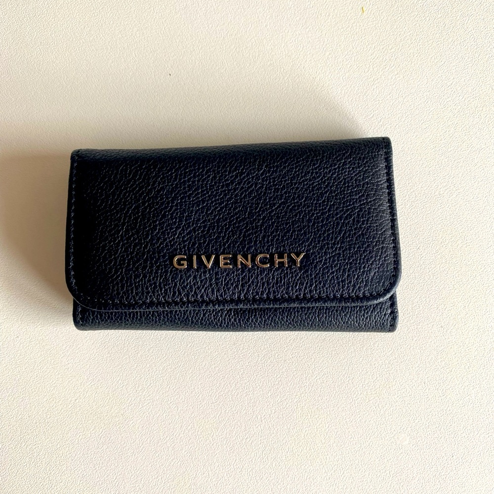 Givenchy Black Leather Pandora Key Case